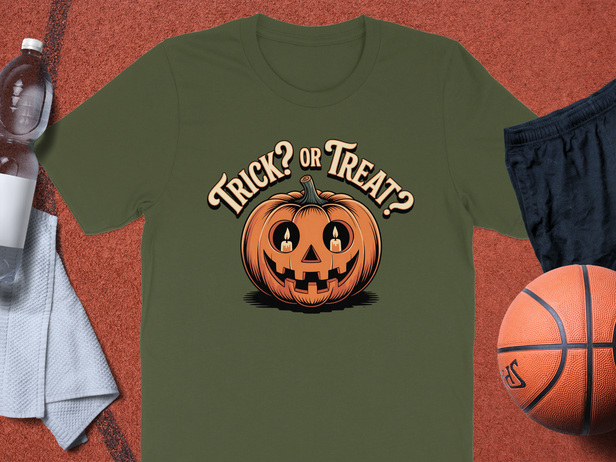 Trick Or Treat Graphic Pumpkin T-shirt Halloween product