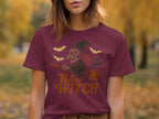 Witch and Bats Halloween Theme Graphic Printed Product