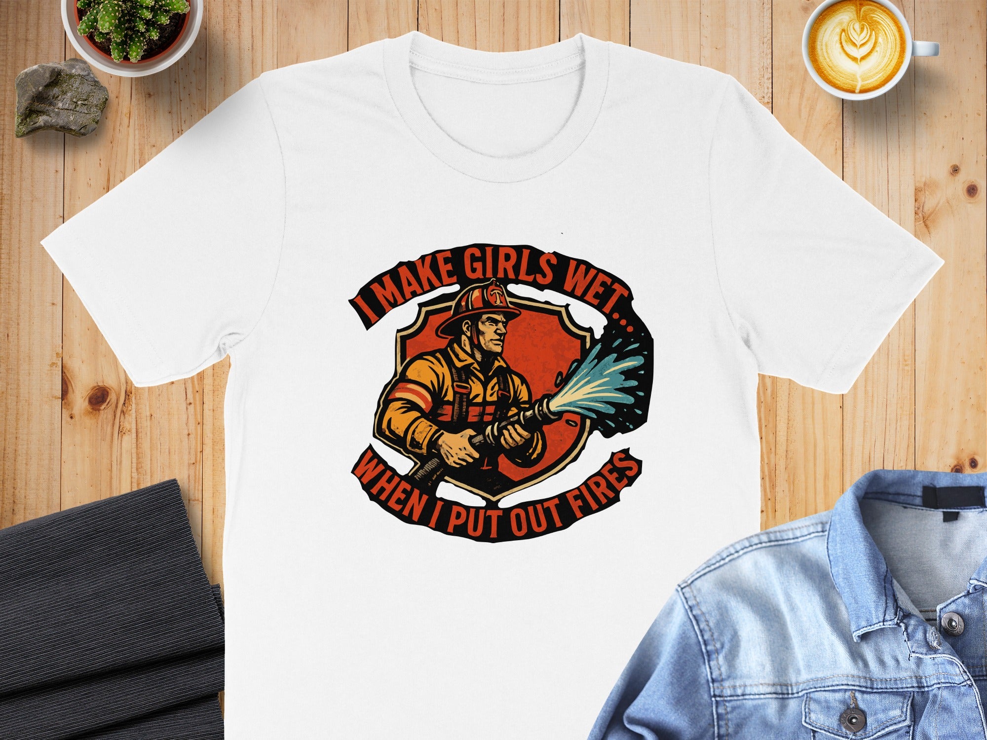 I Make Girls Wet When I Put Out Fires T-shirt product