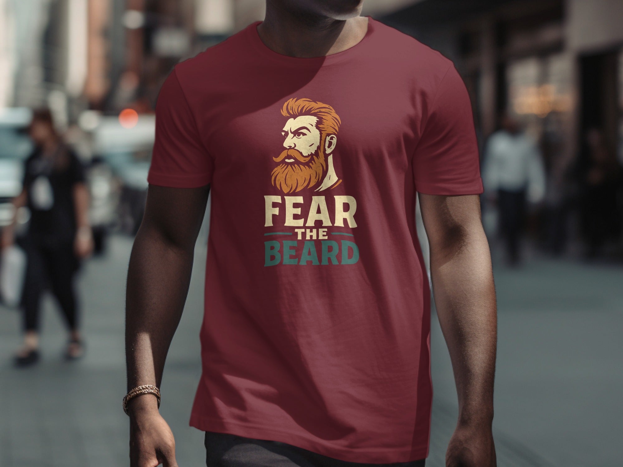 Fear The Beard Graphic Printed T-shirt product type