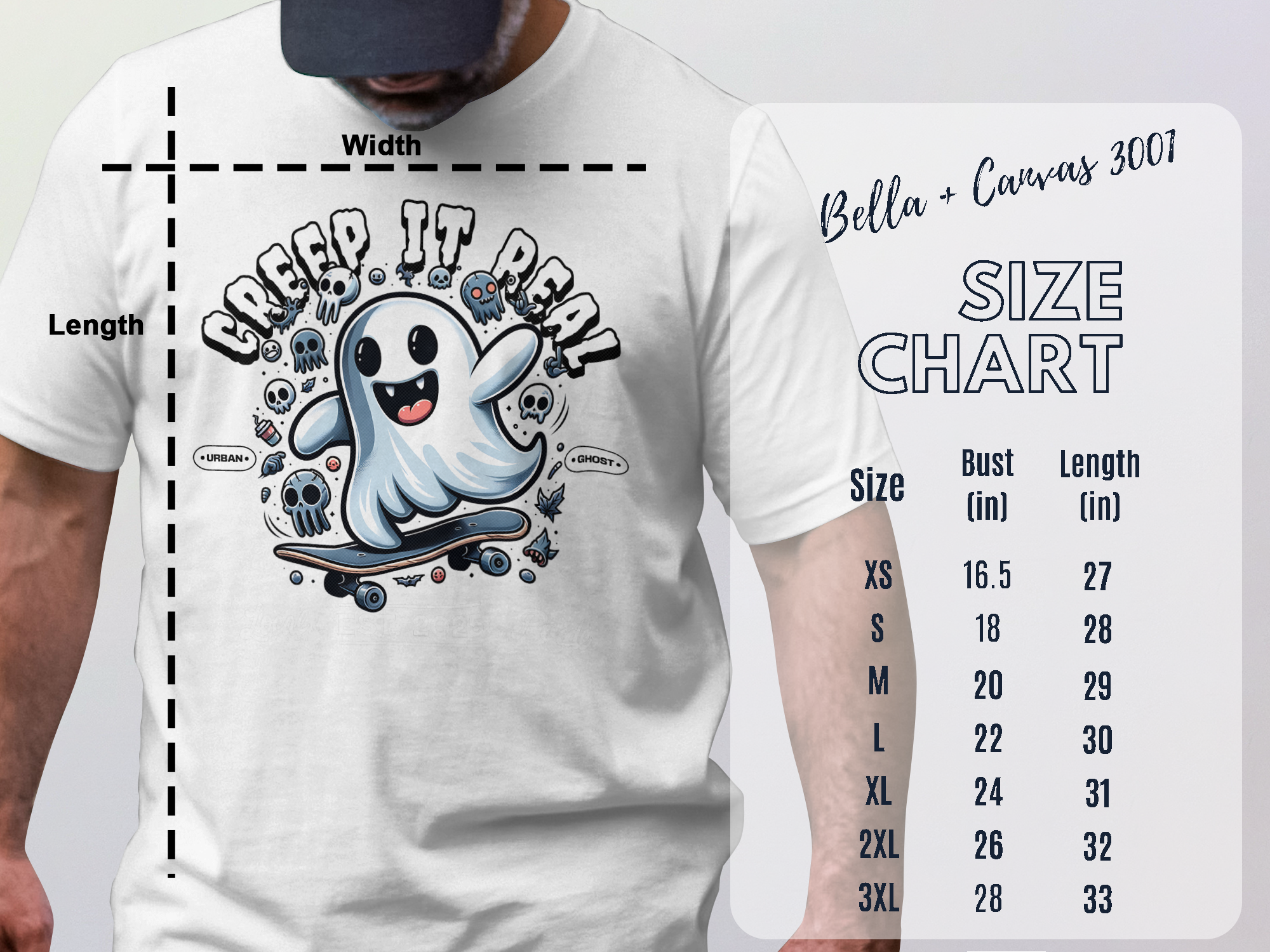 Creepy Ghost Skateboarding Fun Halloween Shirt product