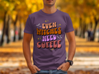 Even Witches Need Coffee Halloween T-shirt product type