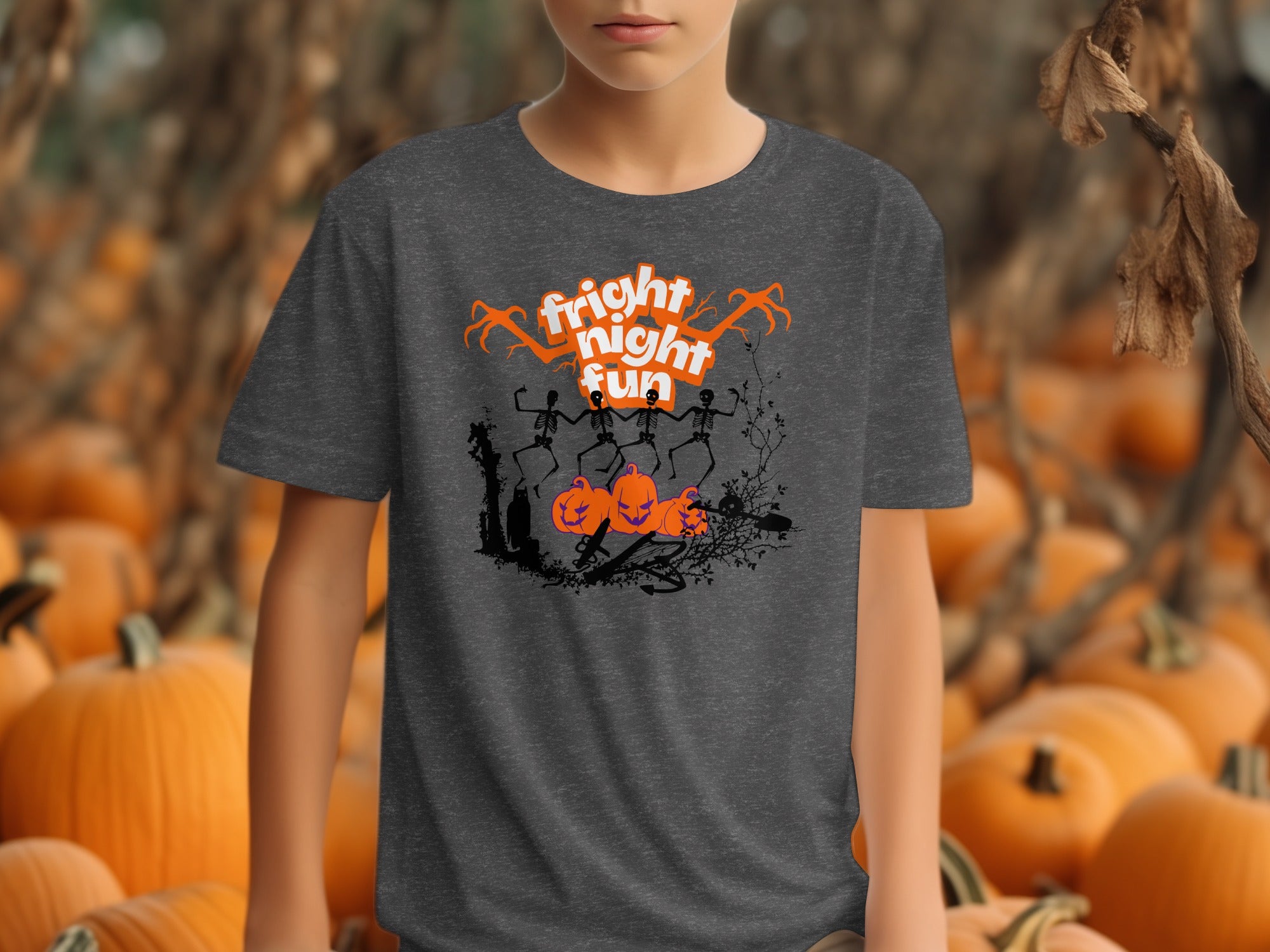 Fright Night Fun Pumpkin Patch Halloween T-Shirt product