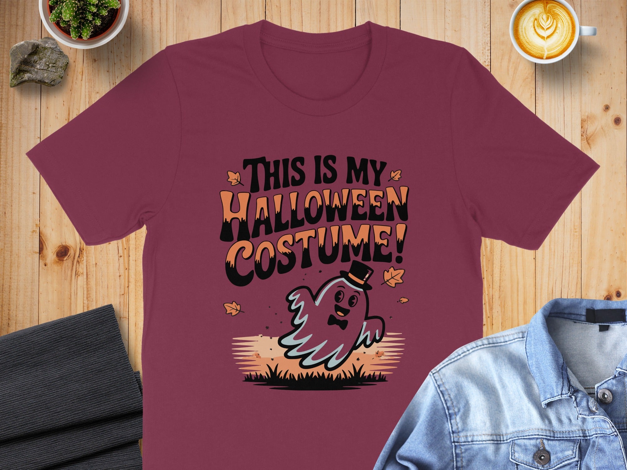 Funny Ghost Halloween Costume Design T-shirt product type