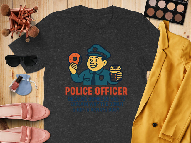 Police Officer Donut Fun Always Busy T-Shirt product