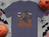 Halloween Themed Bad Witch Bat Design T-shirt product type