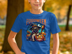 Pugoween Witch Costume with Pumpkins T-Shirt product