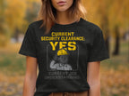 Current Security Clearance YES T-shirt product type