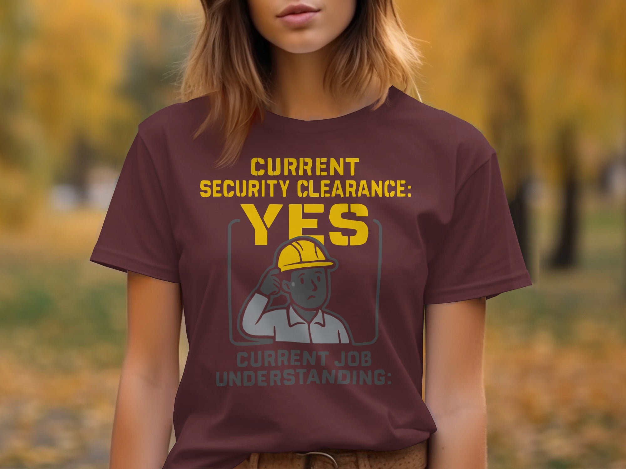 Current Security Clearance Yes Job Understanding Shirt product type