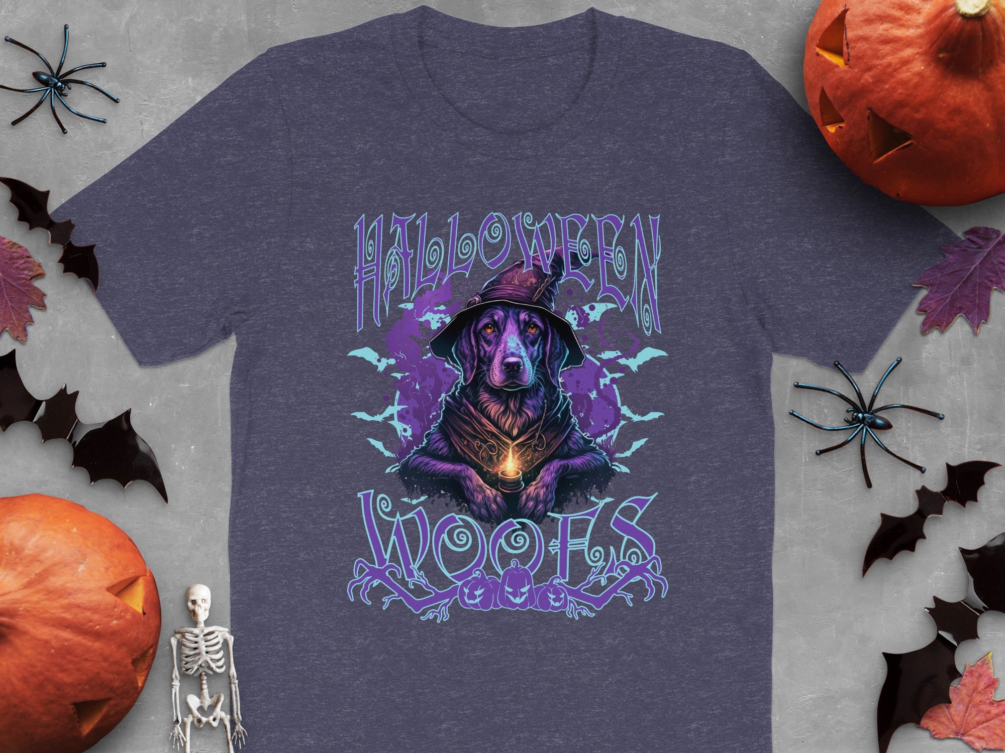 Halloween Hounds Witch Hat Dog Design T-Shirt product type