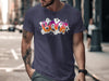 Colorful Boo Ghosts Graphic Design T-shirt product type