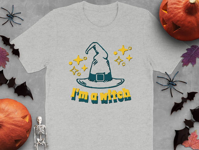 I'm a Witch Graphic Tee with Witch Hat T-Shirt Product