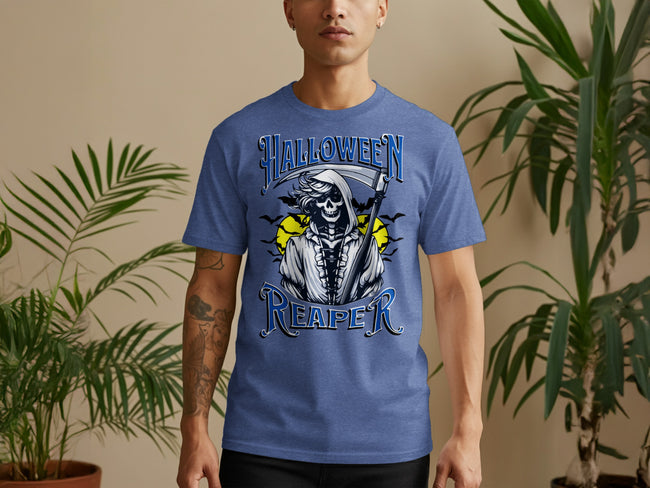 Halloween Reaper Blue Graphic Tee product