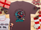 Let the Good Times Swole Surfing Santa T-Shirt