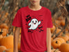 Hey Boo Halloween Ghost Print Kids T-Shirt product