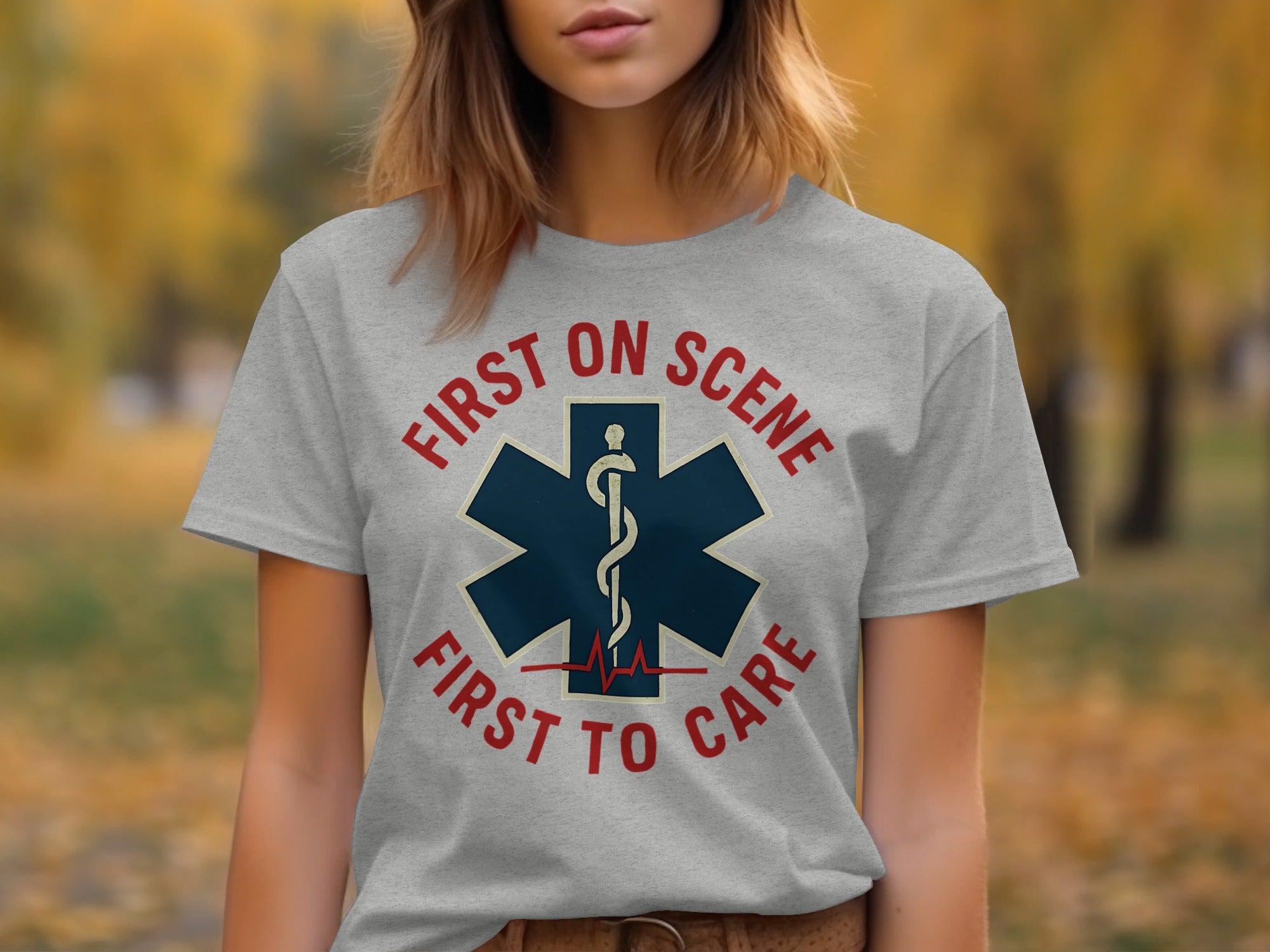 First On Scene First To Care Graphic T-shirt product