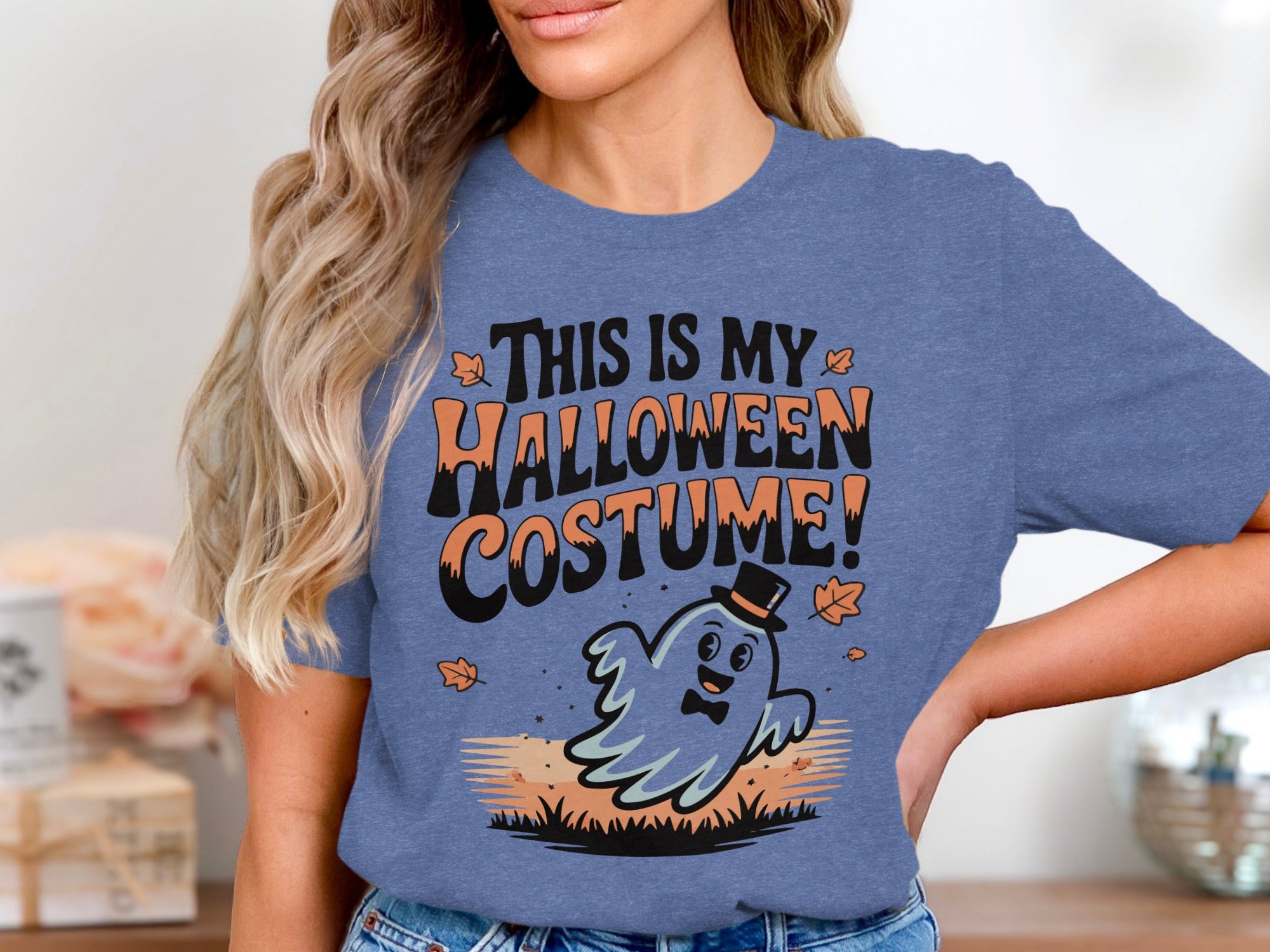 This Is My Halloween Costume Cute Ghost Graphic T-Shirt Product