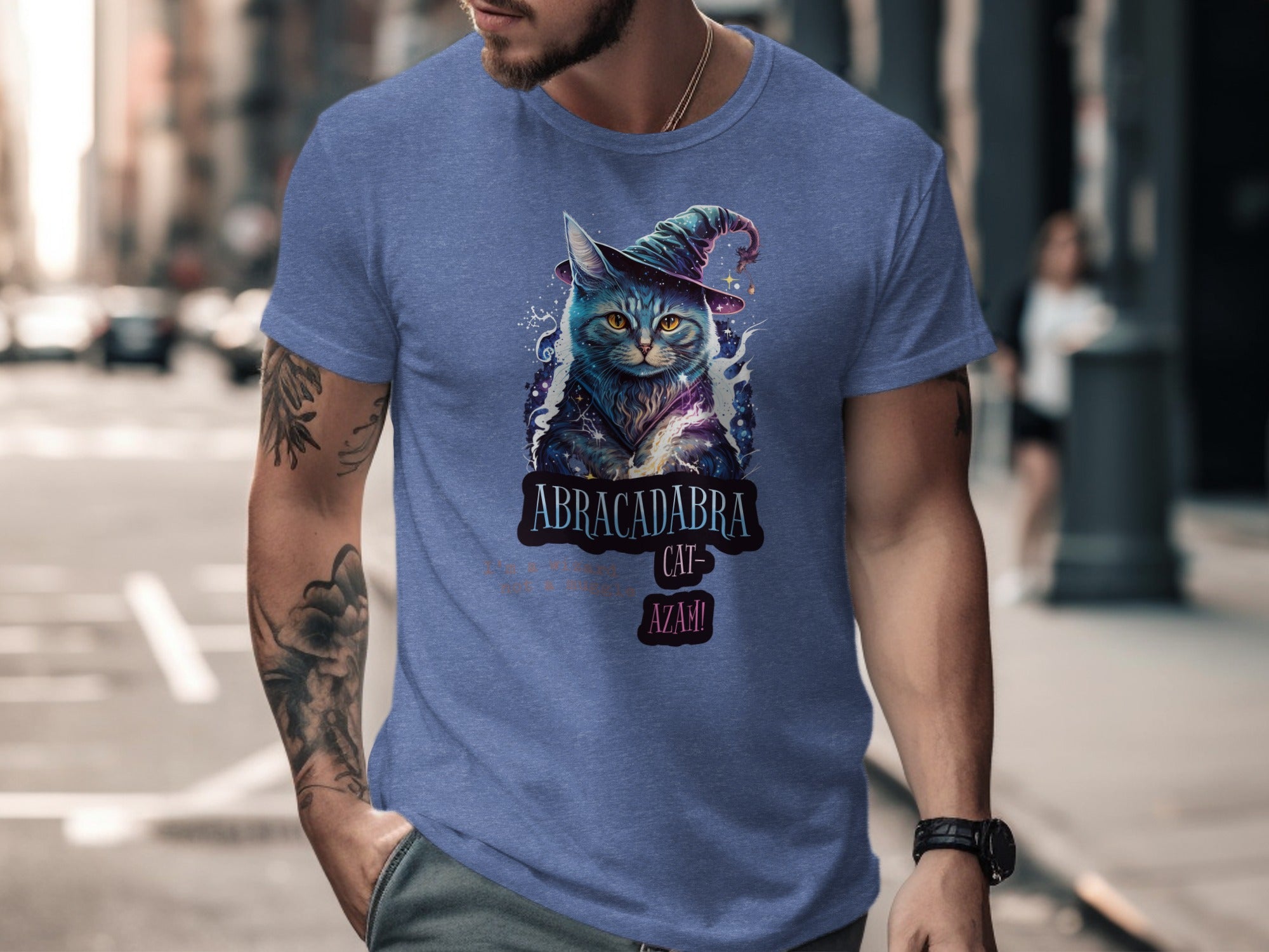 Abracadabra Cat Azam Graphic Novelty Tee Shirt product type