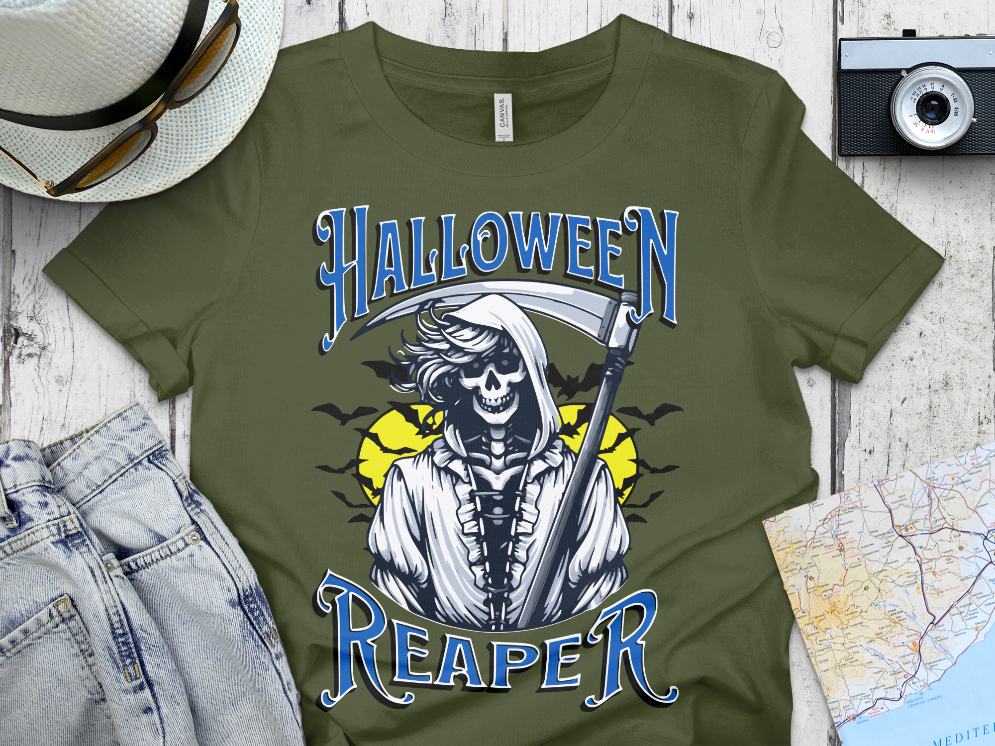 Halloween Reaper Graphic Tee product type