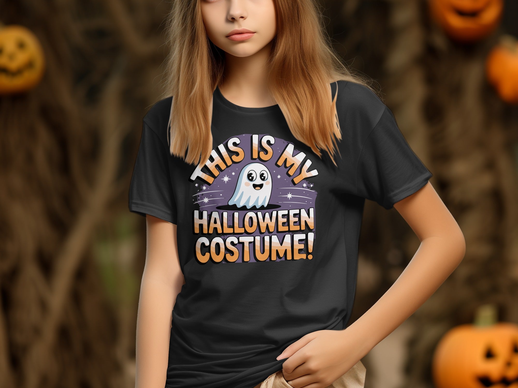 This Is My Halloween Costume Ghost T-shirt product type