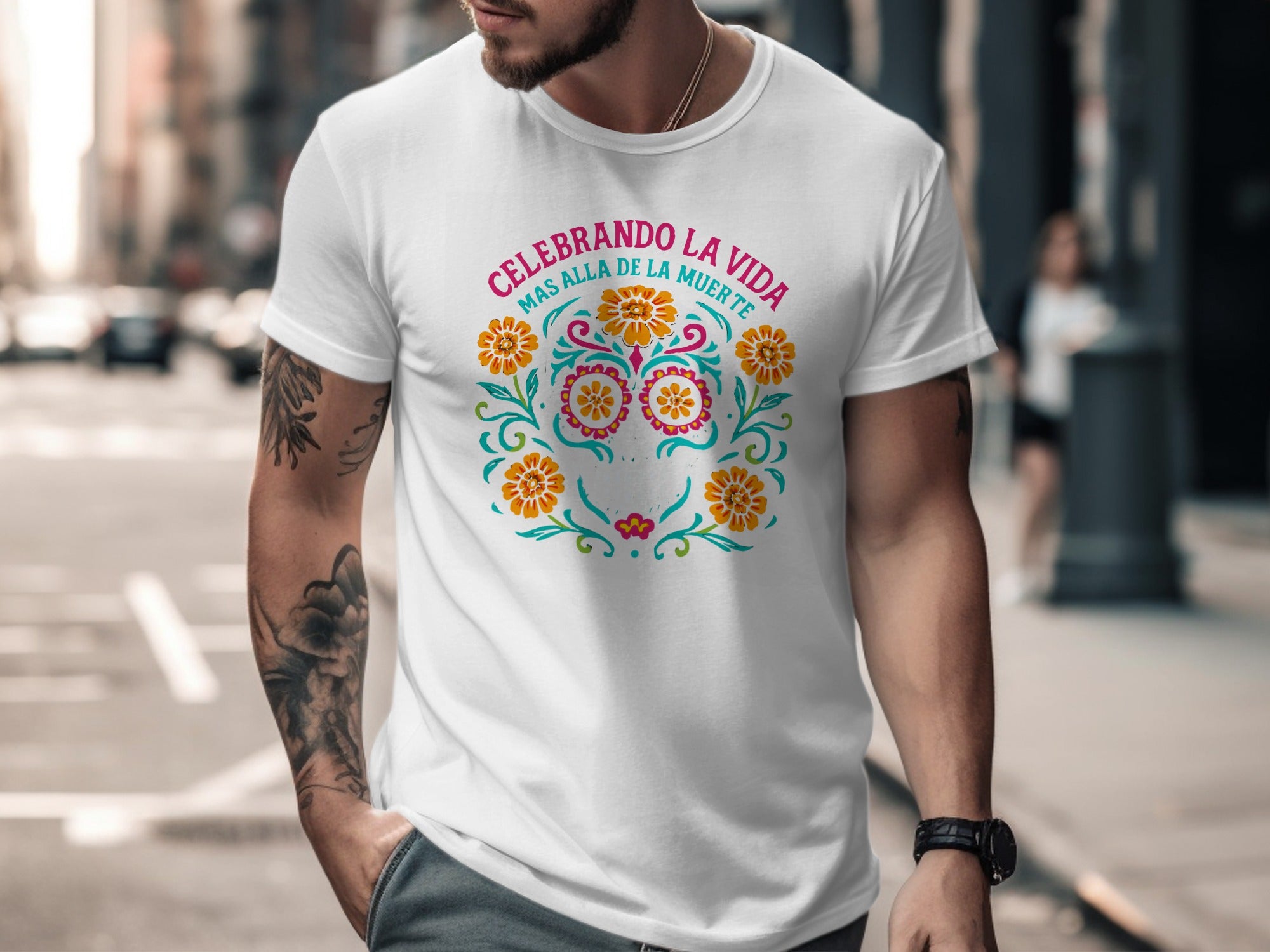 Celebrando La Vida Mas Alla De La Muerte Shirt product