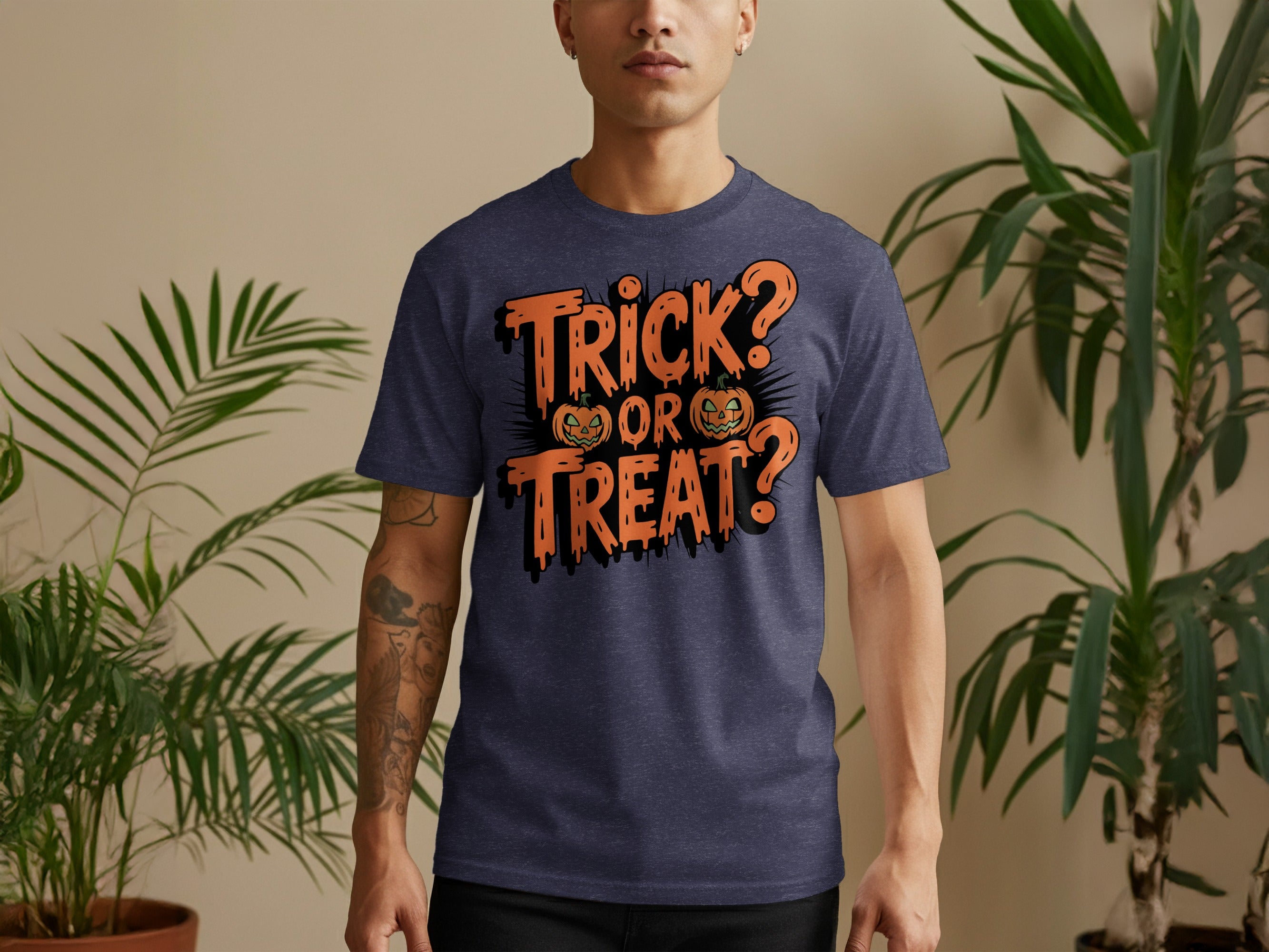 Trick or Treat Halloween Graphic T-shirt product type