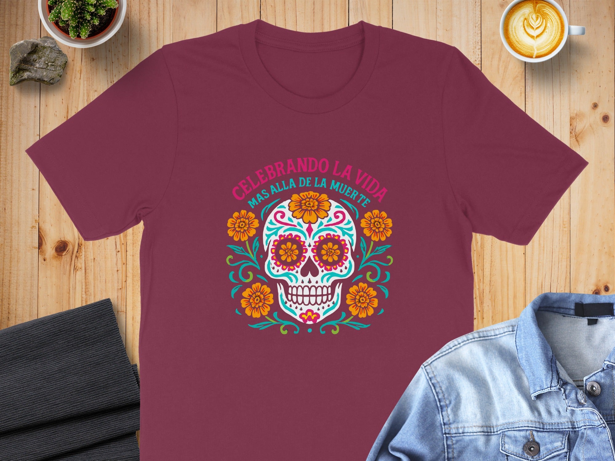 Celebrating Life Beyond Death Colorful Skull product type