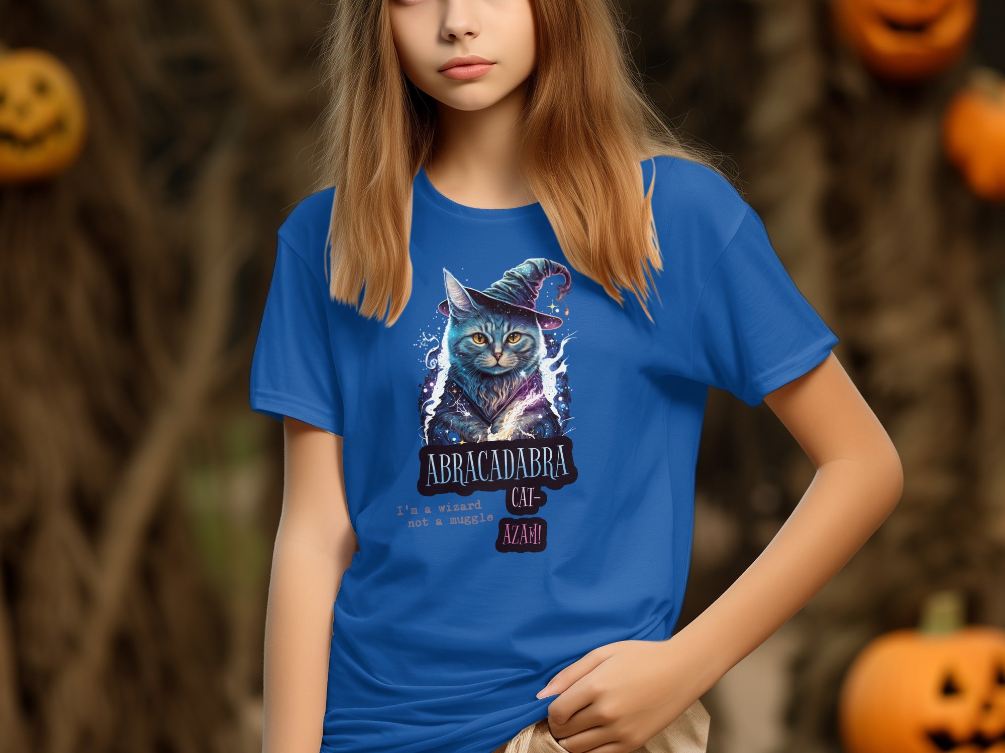 Abracadabra Cat Wizard Halloween Themed T-Shirt product