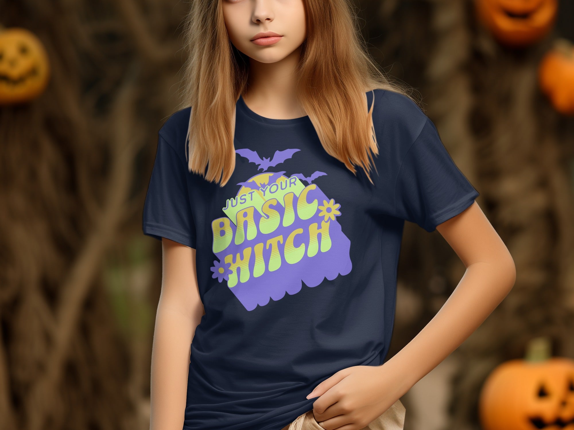Just Your Basic Witch Halloween Themed T-shirt product type