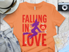 Falling in Love Witch Pumpkin Themed Shirt product type