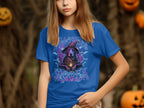 Halloween Wood Dog Graphic Short Sleeve Shirt product