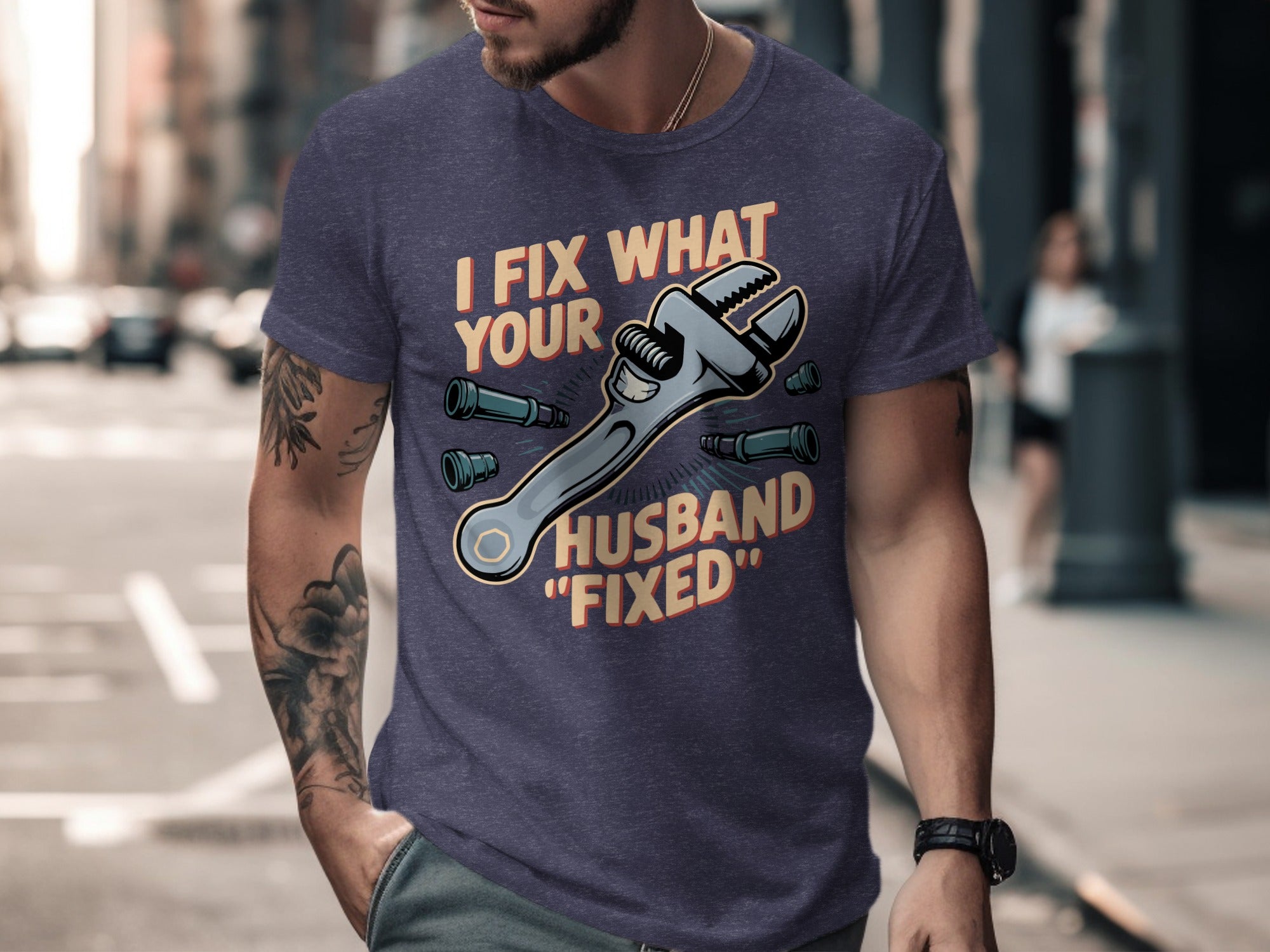 I Fix What Your Husband Fixed Graphic Tee product