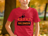 Happy Halloween Witch on Broomstick T-Shirt product type