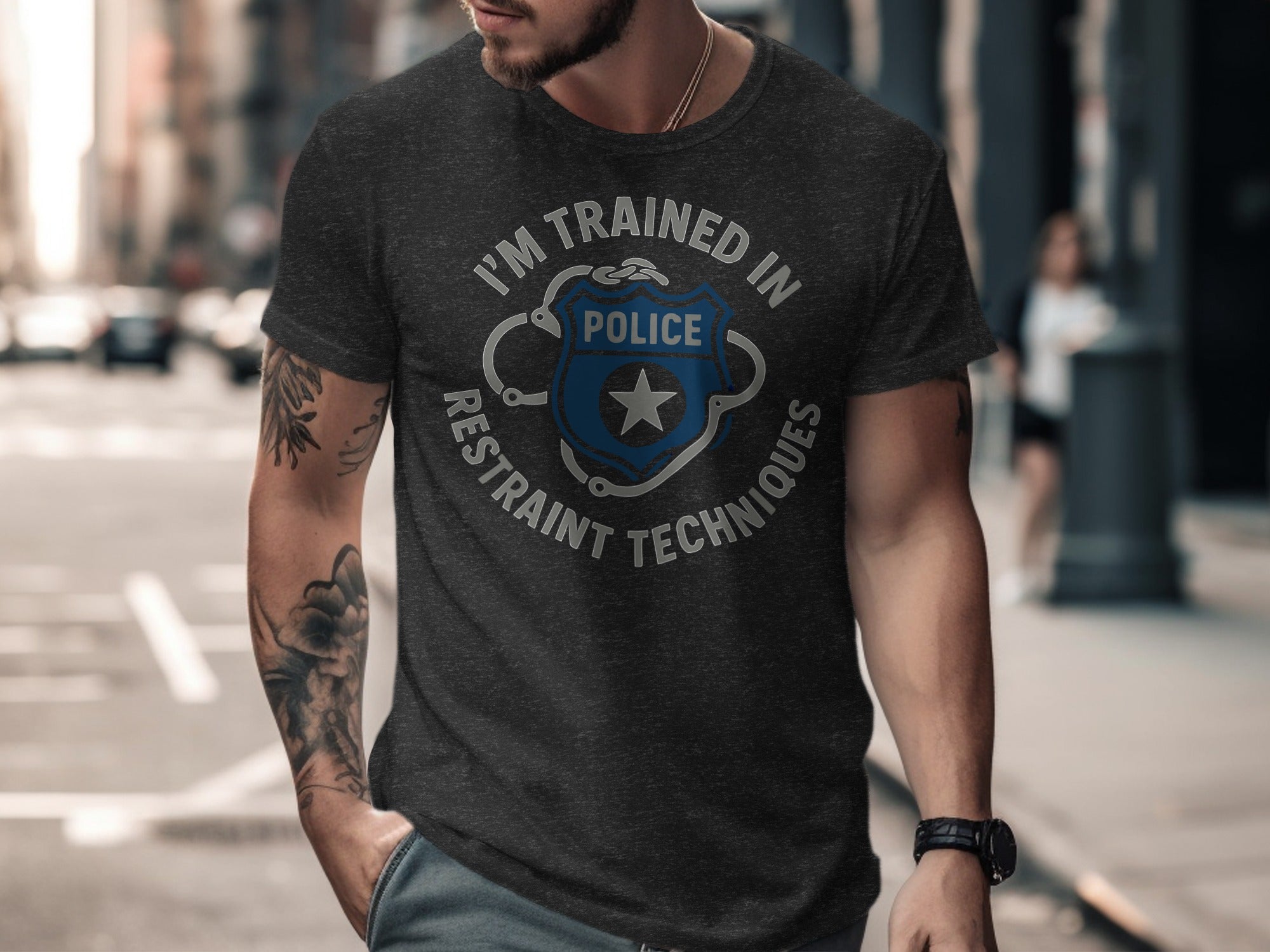 I'm Trained in Restraint Techniques Police Product