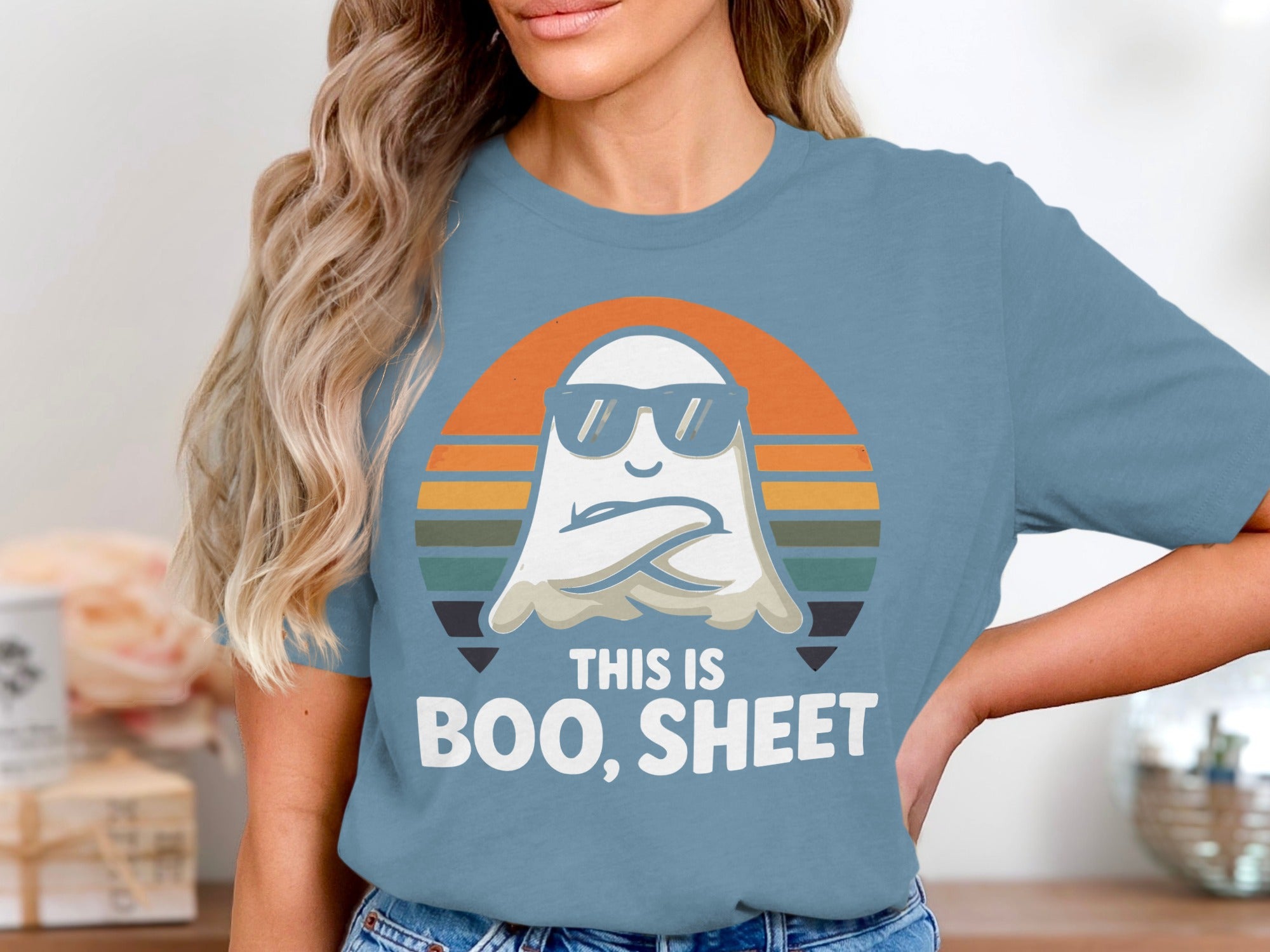 This Is Boo Sheet Funny Graphic Ghost T-Shirt product type