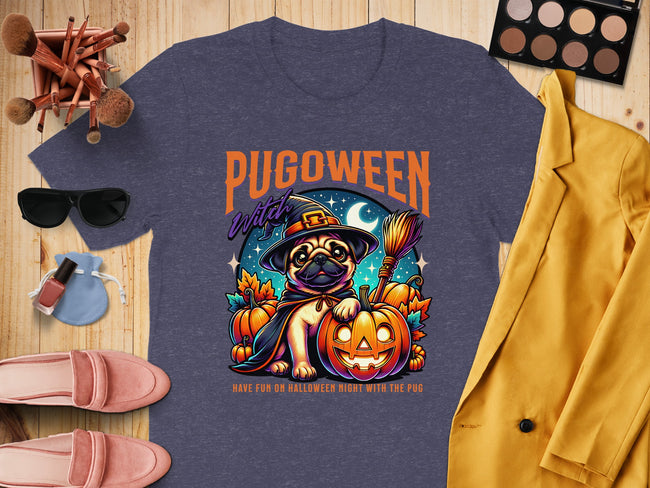 Pug Halloween Witch Have Fun on Halloween Night Product Type