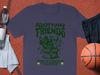 Adopt Funny Friends Graphic Tee Shirt product type
