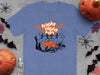 Fright Night Fun Halloween Themed Blue Graphic T-shirt Product