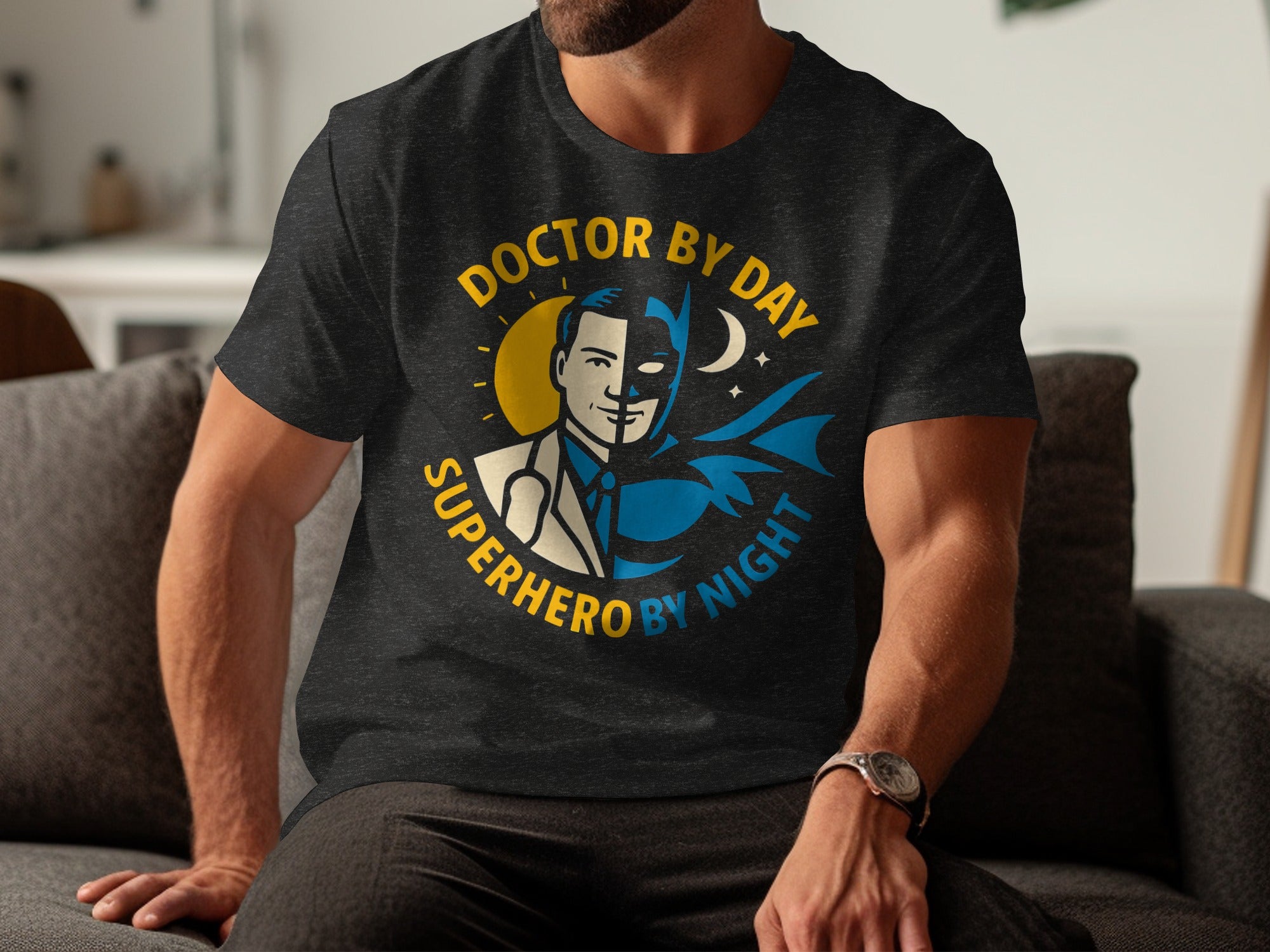 Doctor By Day Superhero By Night Graphic T-shirt product