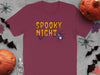 Spooky Night Halloween T-Shirt with Spider Artwork product type