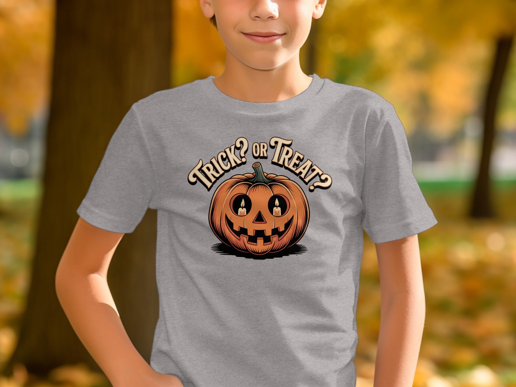 Trick or Treat Pumpkin Halloween T-shirt product type
