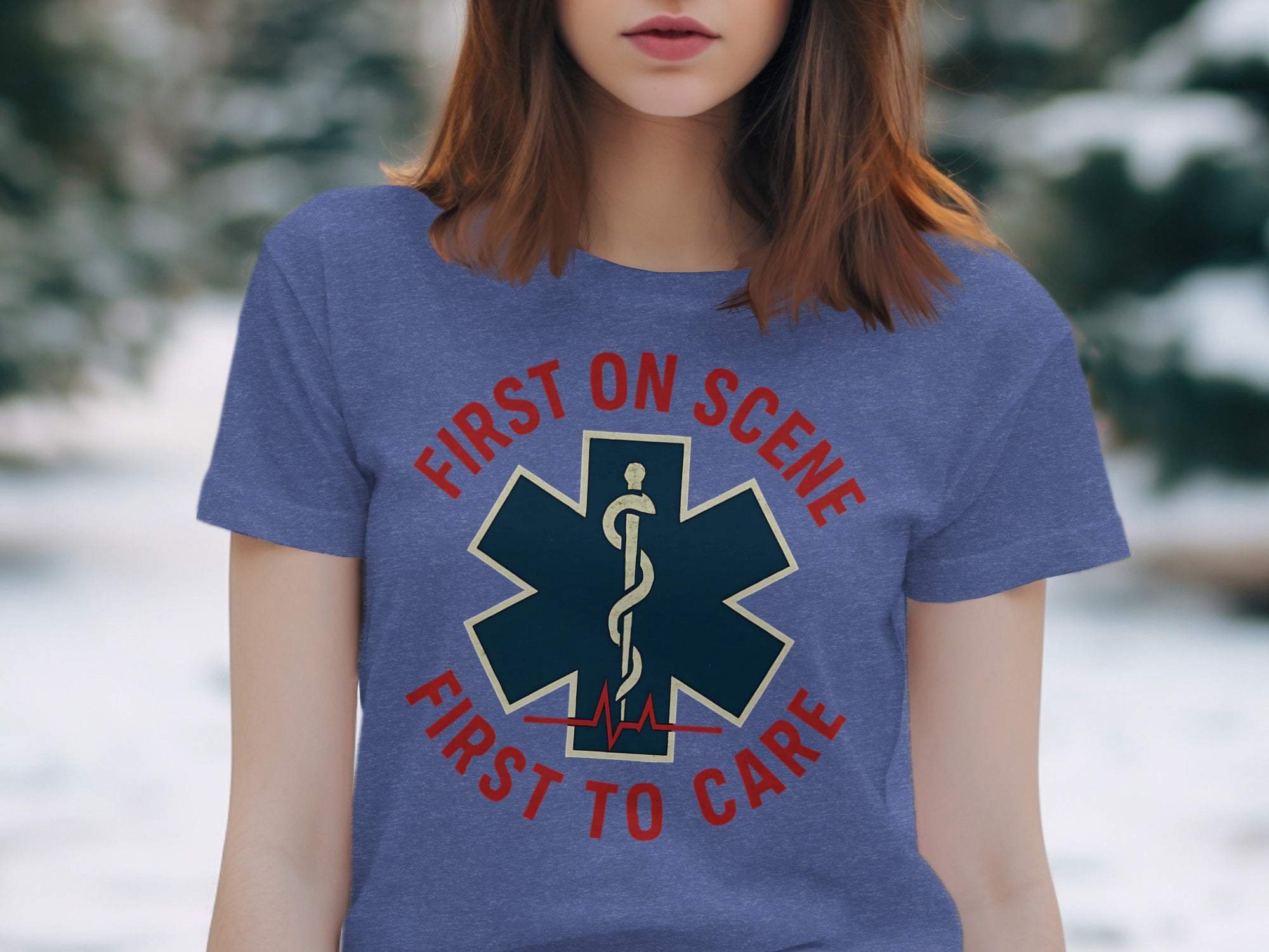 First On Scene First To Care Graphic T-shirt product type