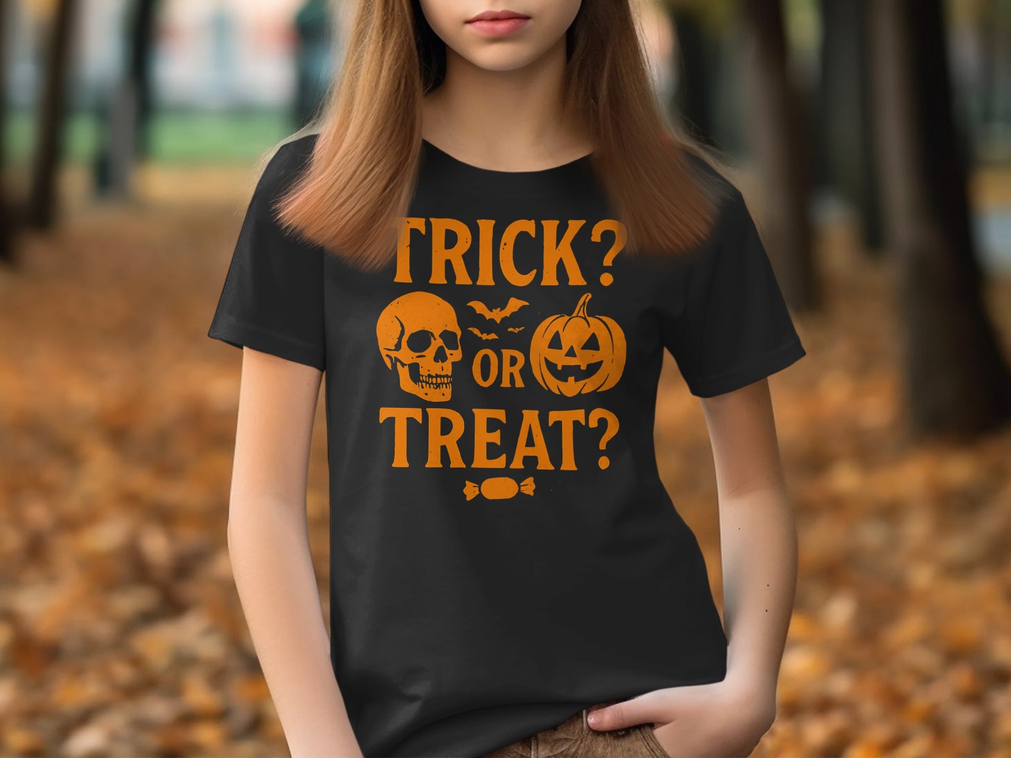 Trick Or Treat Skull and Pumpkin Halloween Product