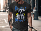 Halloween Reaper Skull Graphic Tee Shirt product type