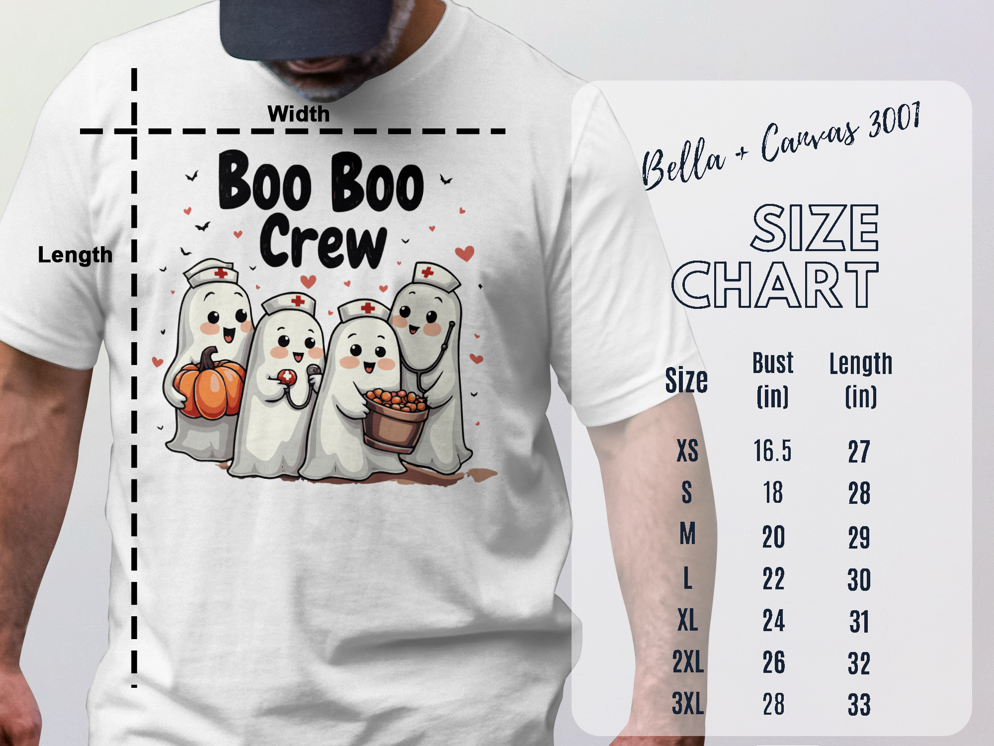 Boo Boo Crew Halloween Ghosts Graphic Shirt product
