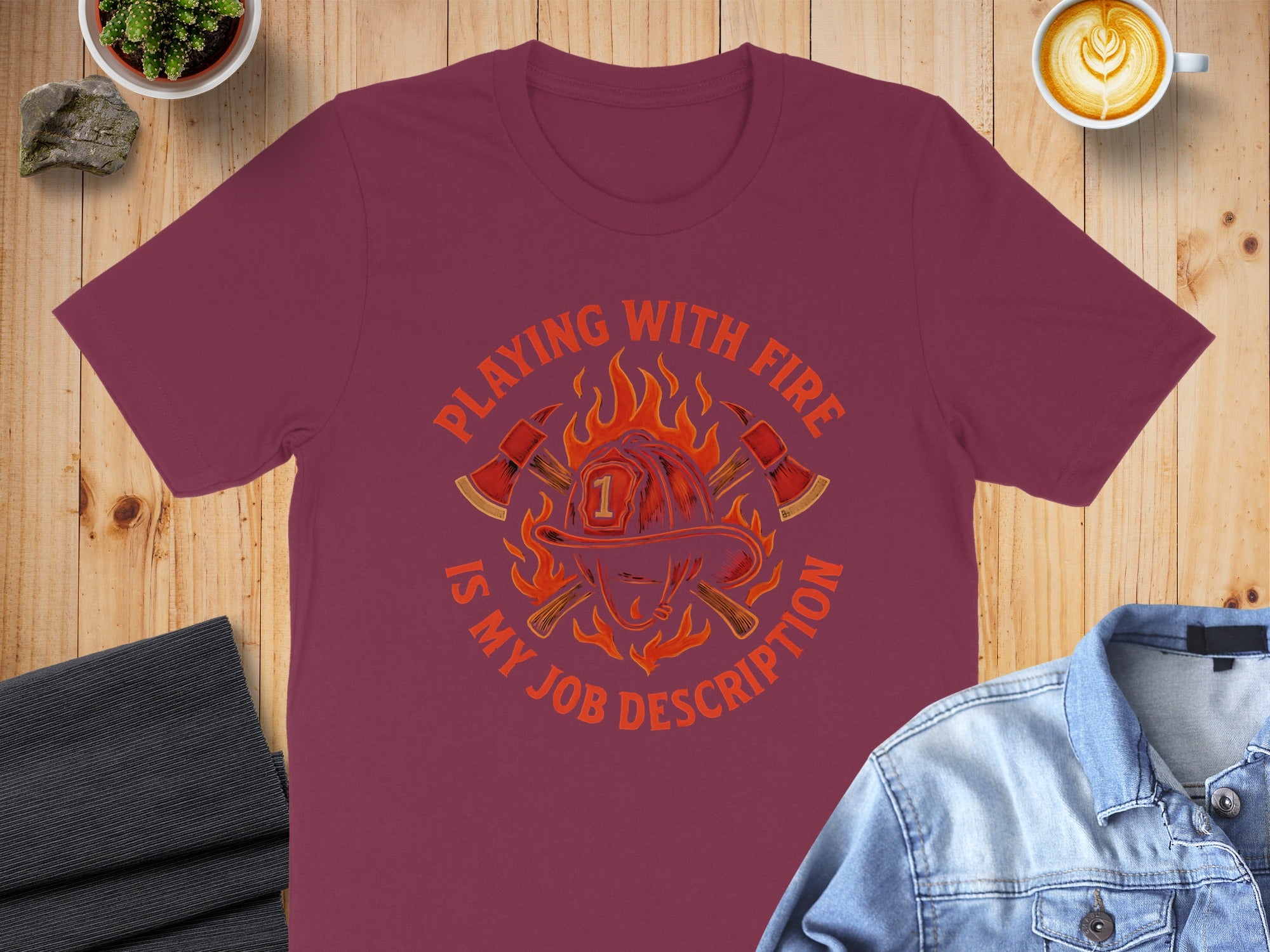 Playing With Fire Is My Job Description T-shirt product type