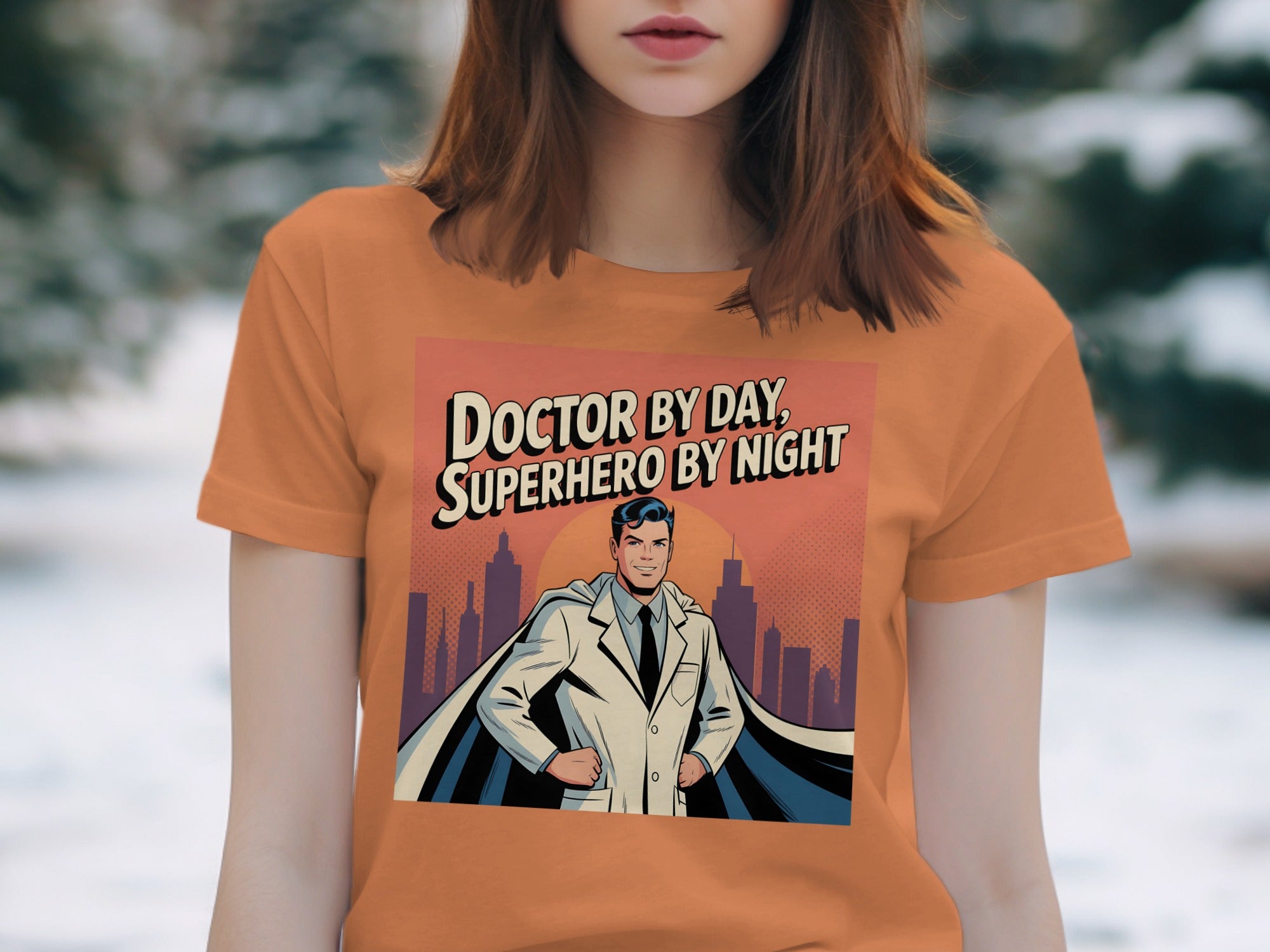 Doctor By Day Superhero By Night Graphic T-shirt product