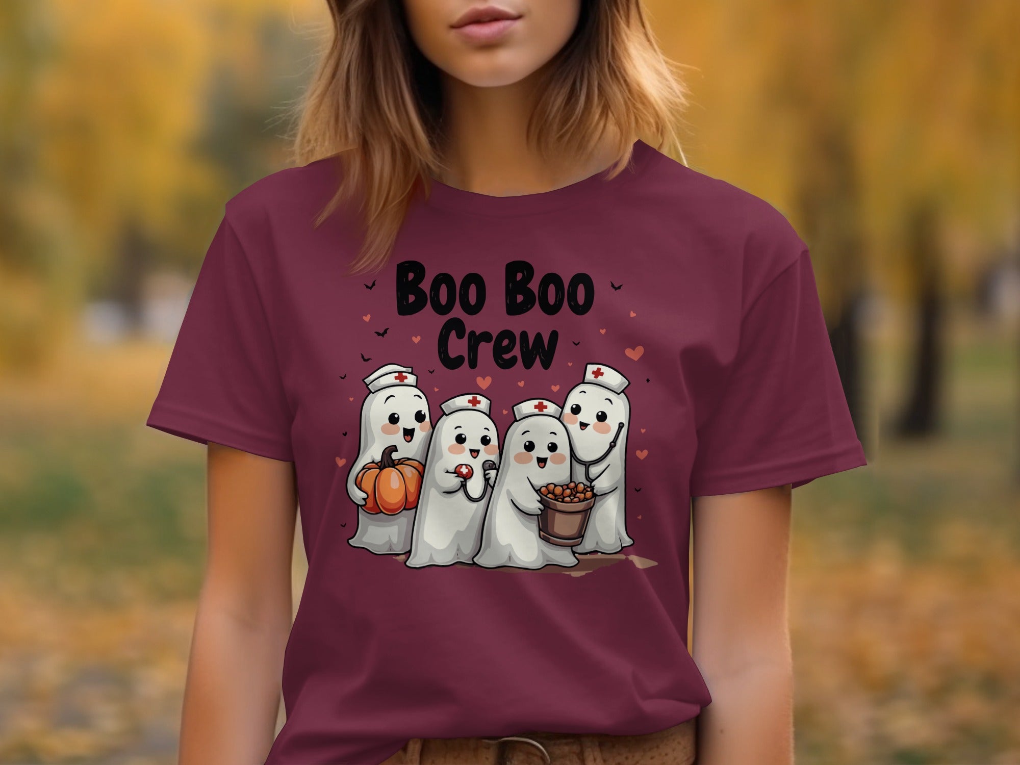 Boo Boo Crew Ghosts Halloween T-Shirt product type