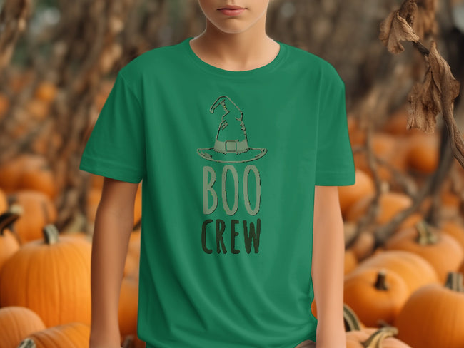 Boo Crew Witch Hat Halloween Themed Shirt product
