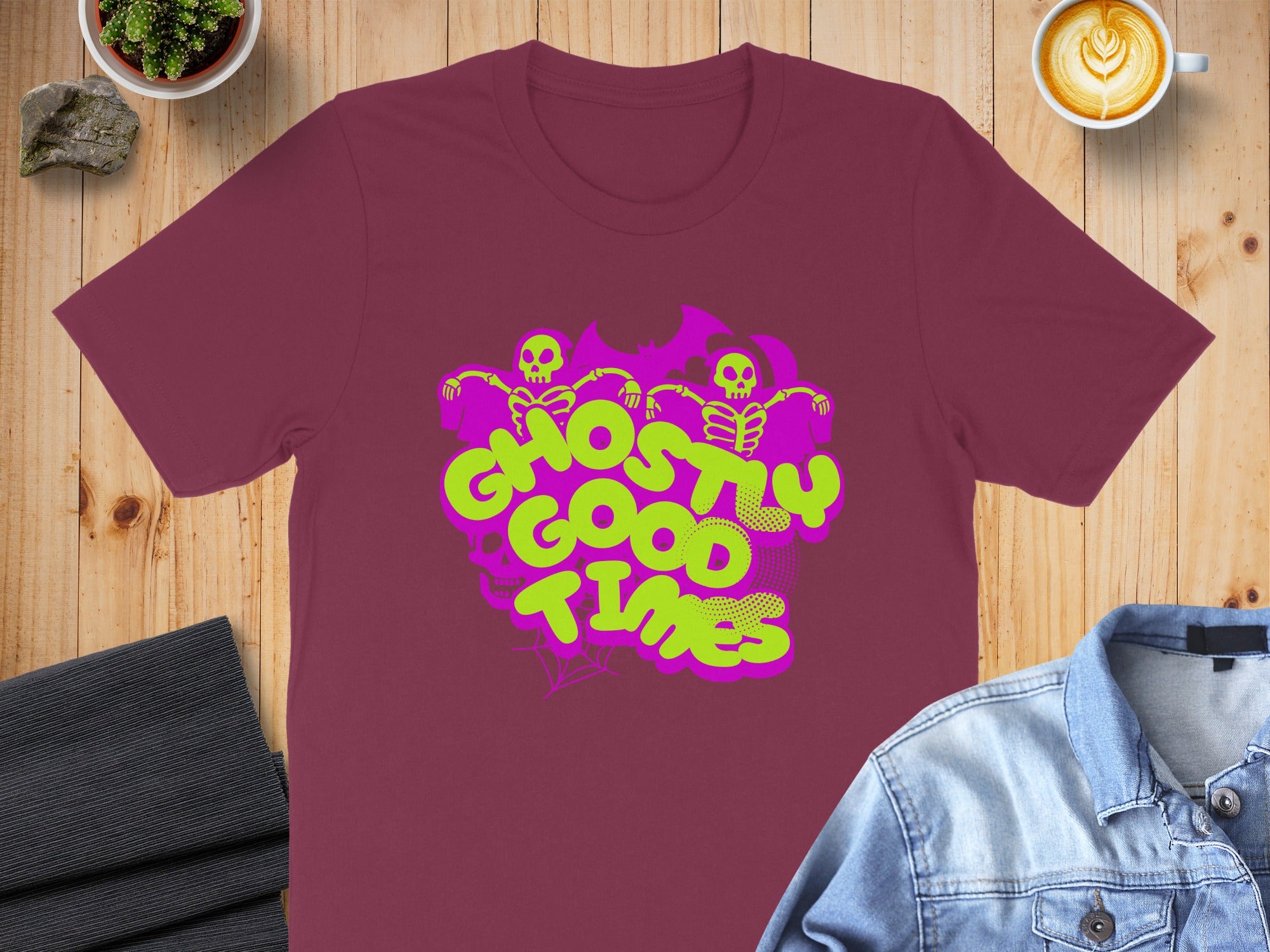 Ghostly Good Times Halloween Skeletons Shirt product type
